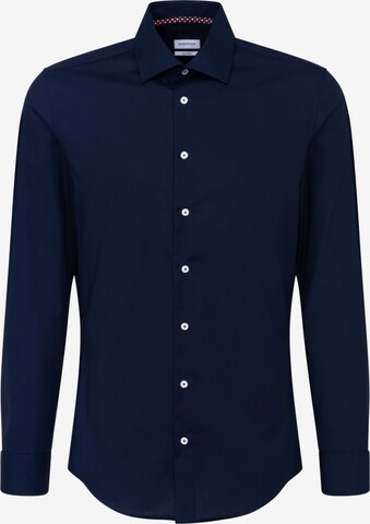 Chemise business SEIDENSTICKER en bleu : devant