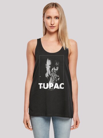 F4NT4STIC Top 'Tupac Shakur Praying' in Schwarz: Vorderseite