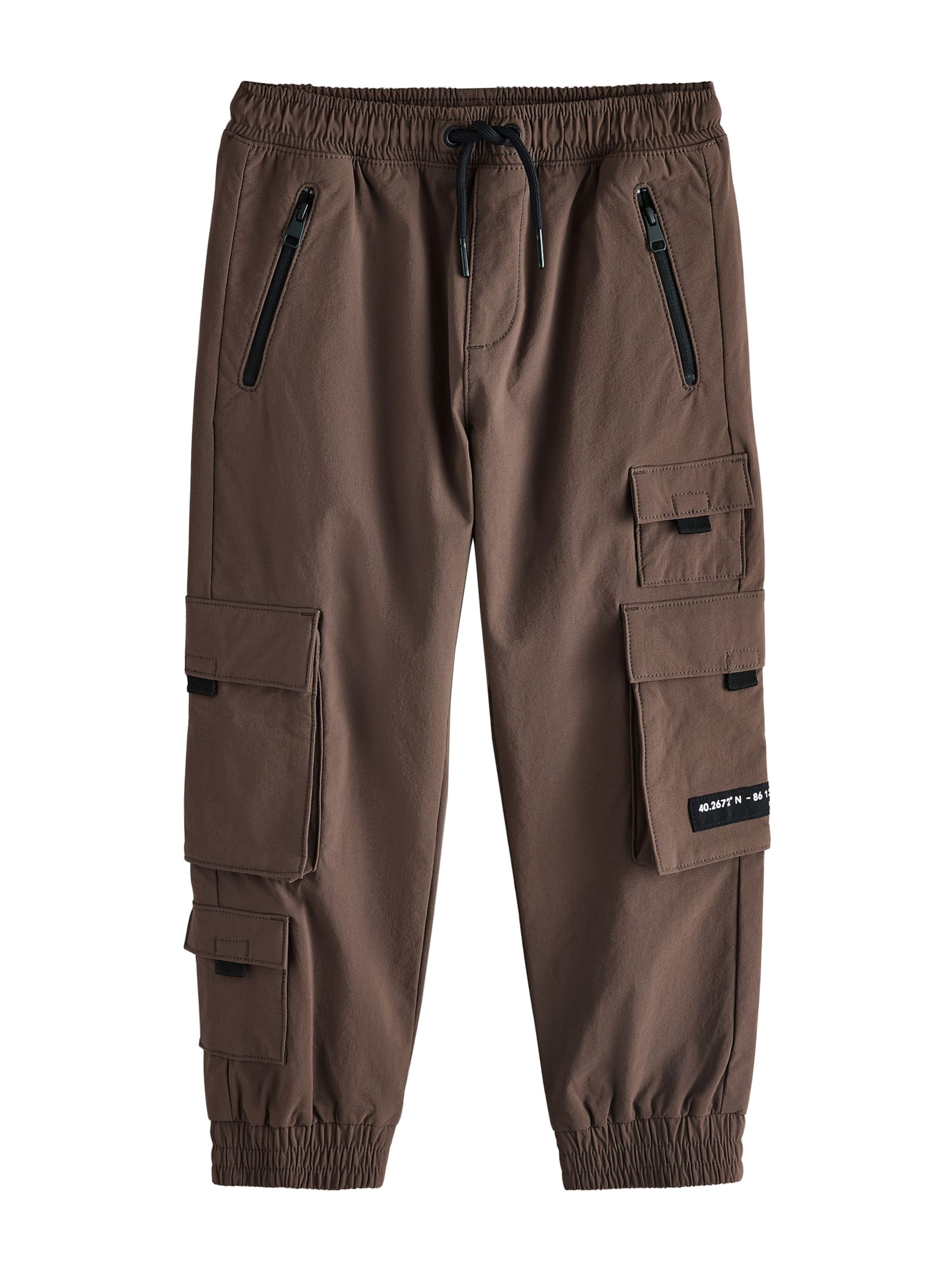 Regular Pantaloni de la Next pe maro: față
