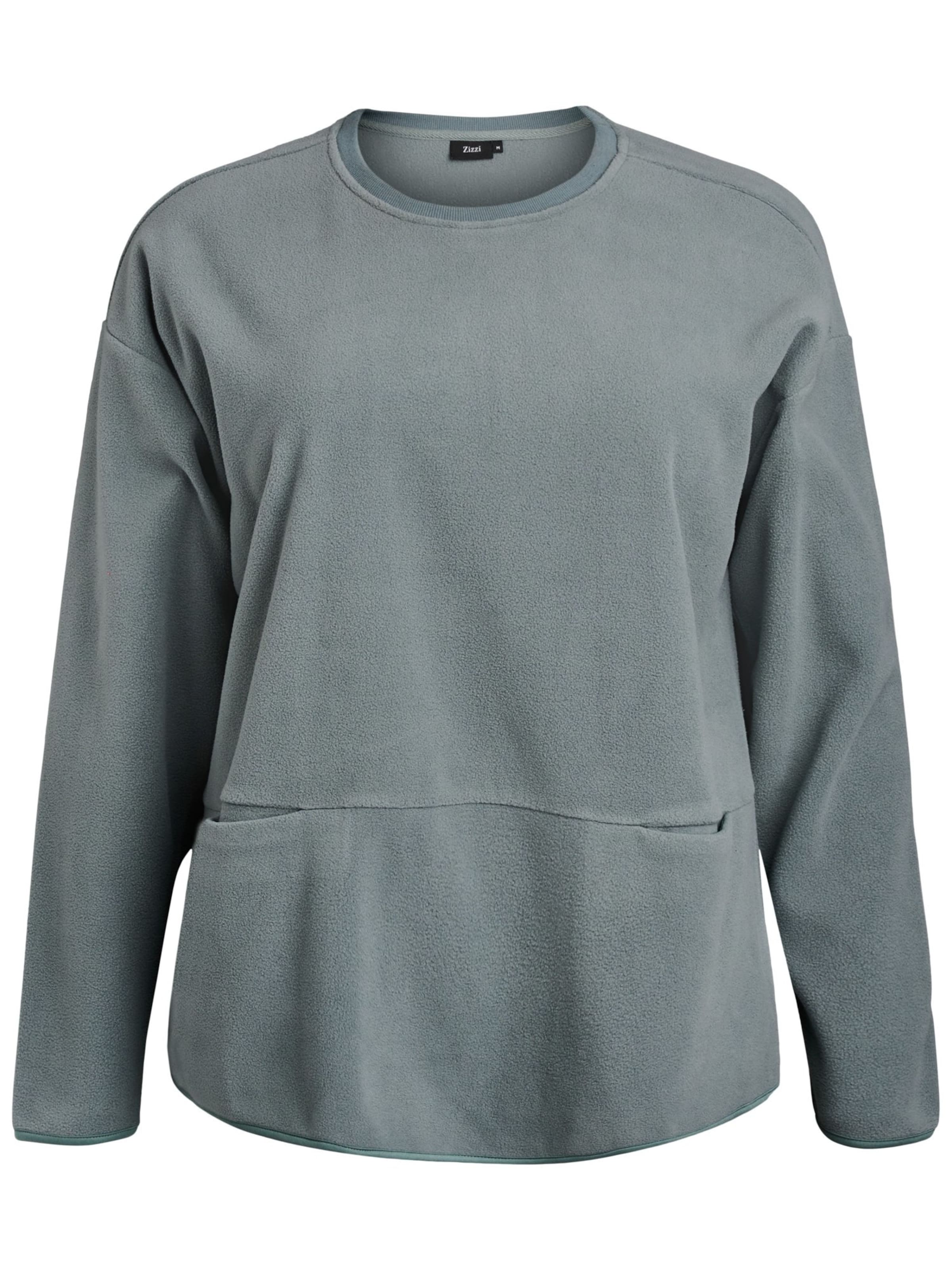 Pull-over 'MEIRA' Zizzi en vert : devant