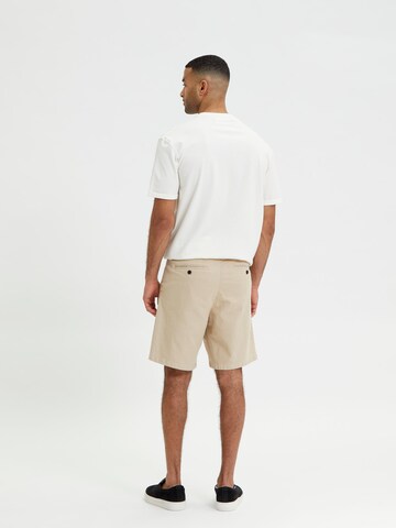 SELECTED HOMME Regular Hose in Beige