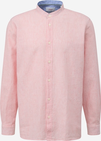 s.Oliver Regular Fit Hemd in Pink: predná strana