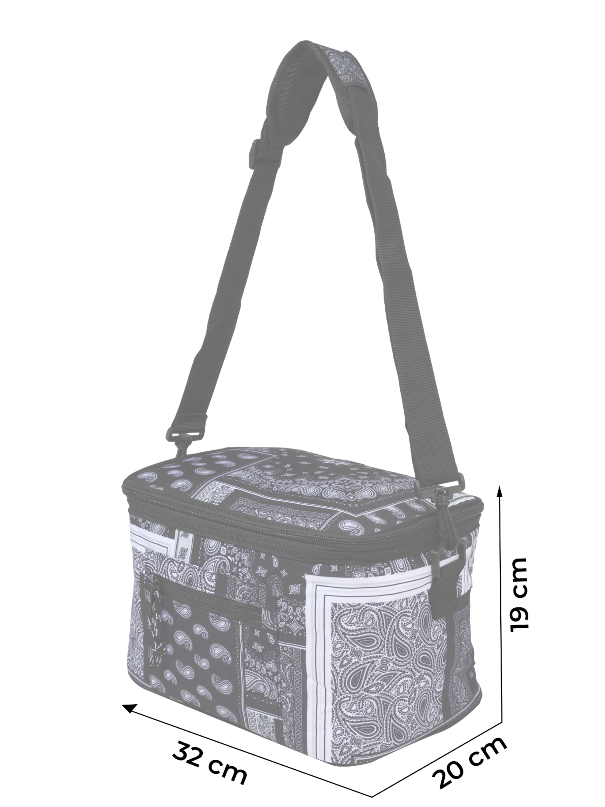 Urban Classics Taška přes rameno – černá