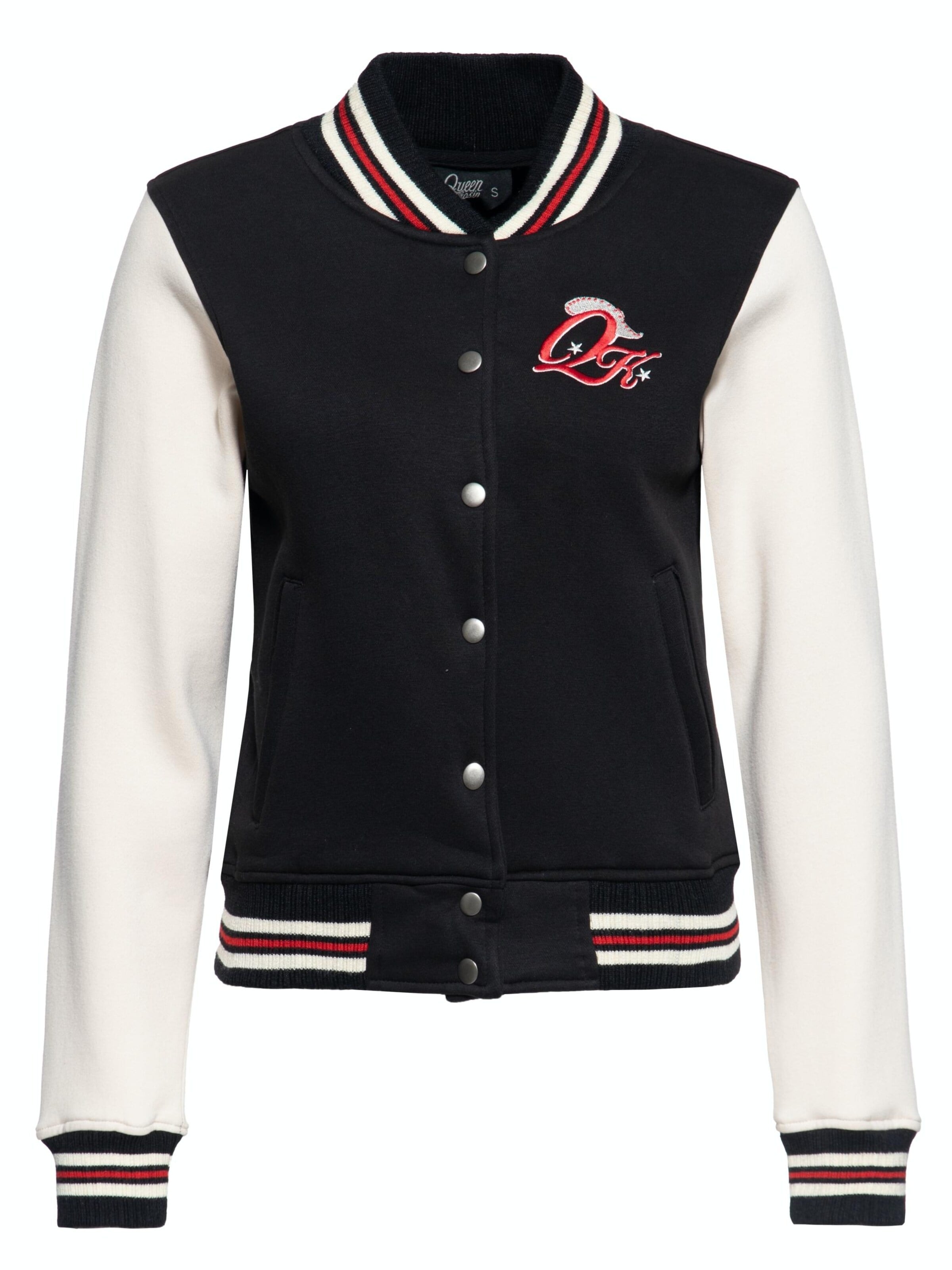 Queen Kerosin Übergangsjacke 'Rebel at Heart'‌‌‌‌ in Lila: Vorderseite