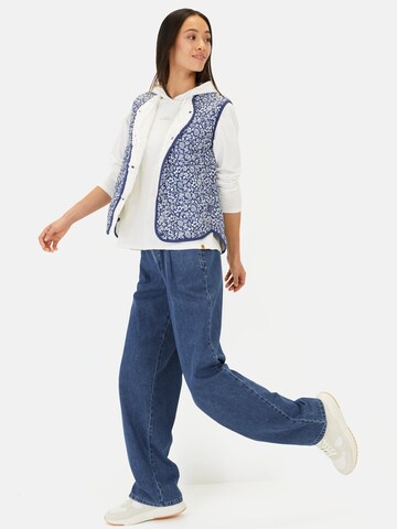 CAMEL ACTIVE Weste mit Blumenprint in Blau