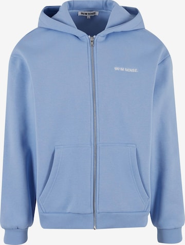 Veste de survêtement 9N1M SENSE en bleu : devant