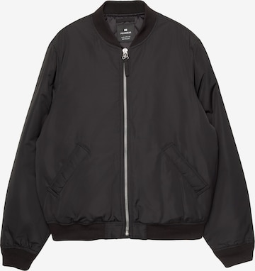 Pull&Bear Overgangsjakke i sort: forside