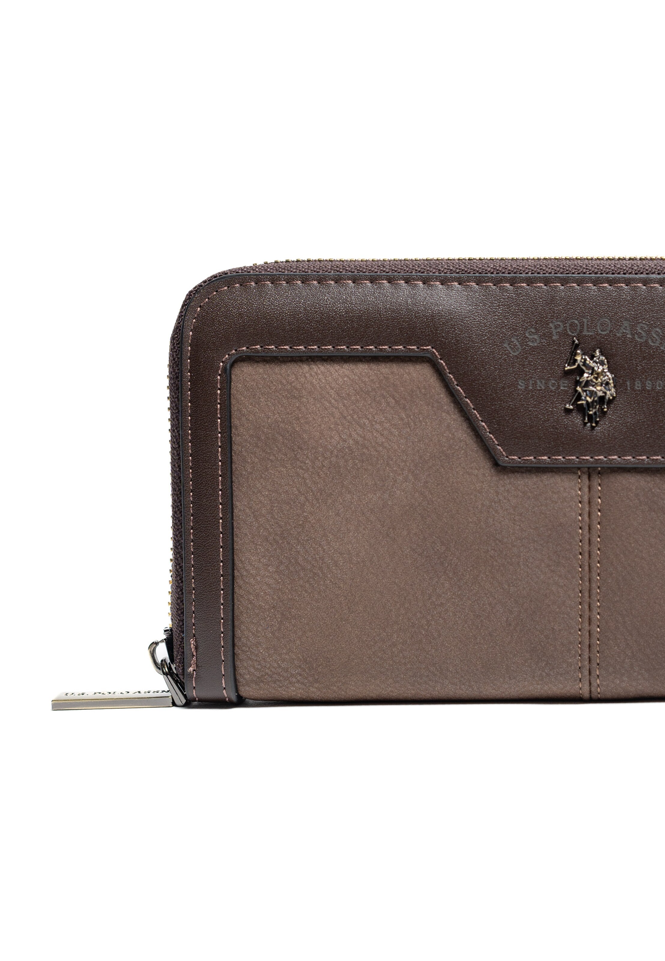 Portamonete di U.S. POLO ASSN. in marrone