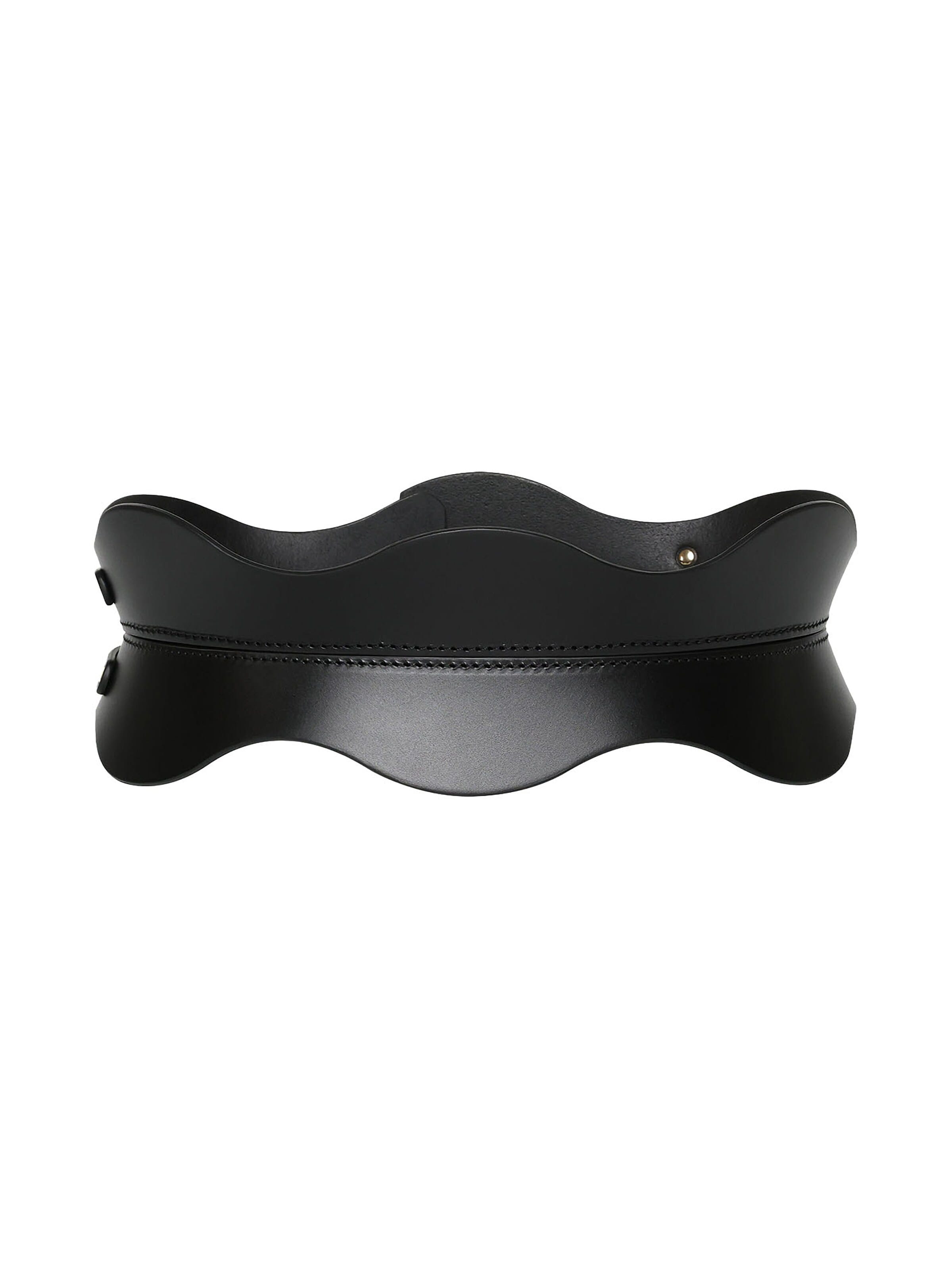 Haute Cuir - Cinturón 'Fira Corset Belt' en negro: frente
