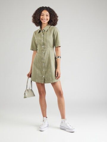 Abito camicia di ONLY in verde