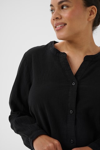 KAFFE CURVE - Blusa 'KCnana' en negro