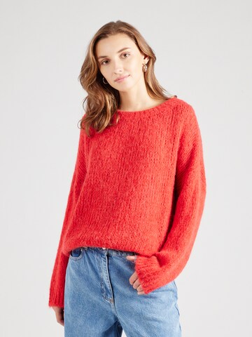 Pull-over Summum en rouge : devant