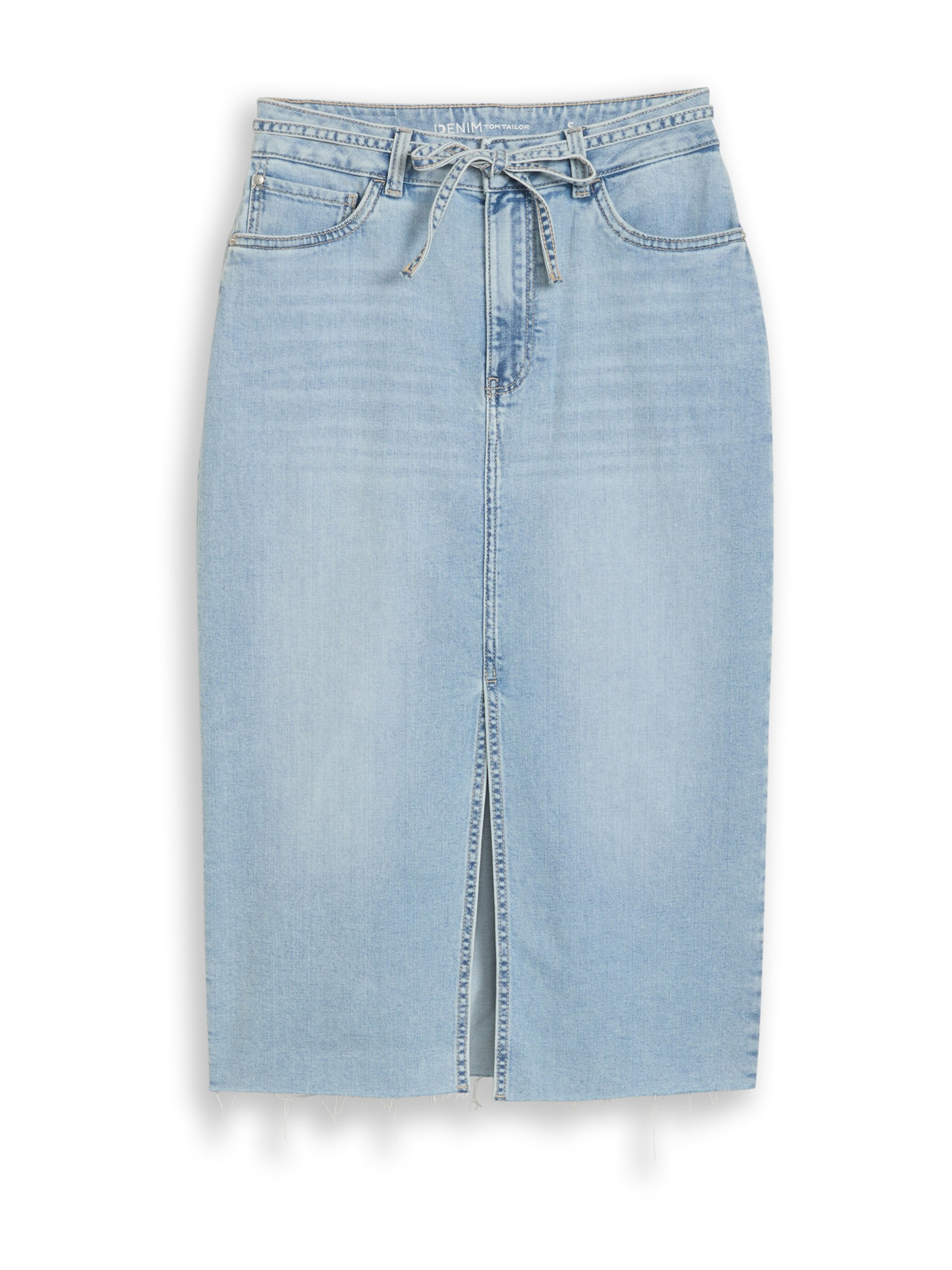 Fustă de la TOM TAILOR DENIM pe albastru: față