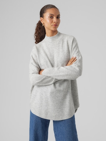 VERO MODA Pullover 'Plaza' in Grau: predná strana