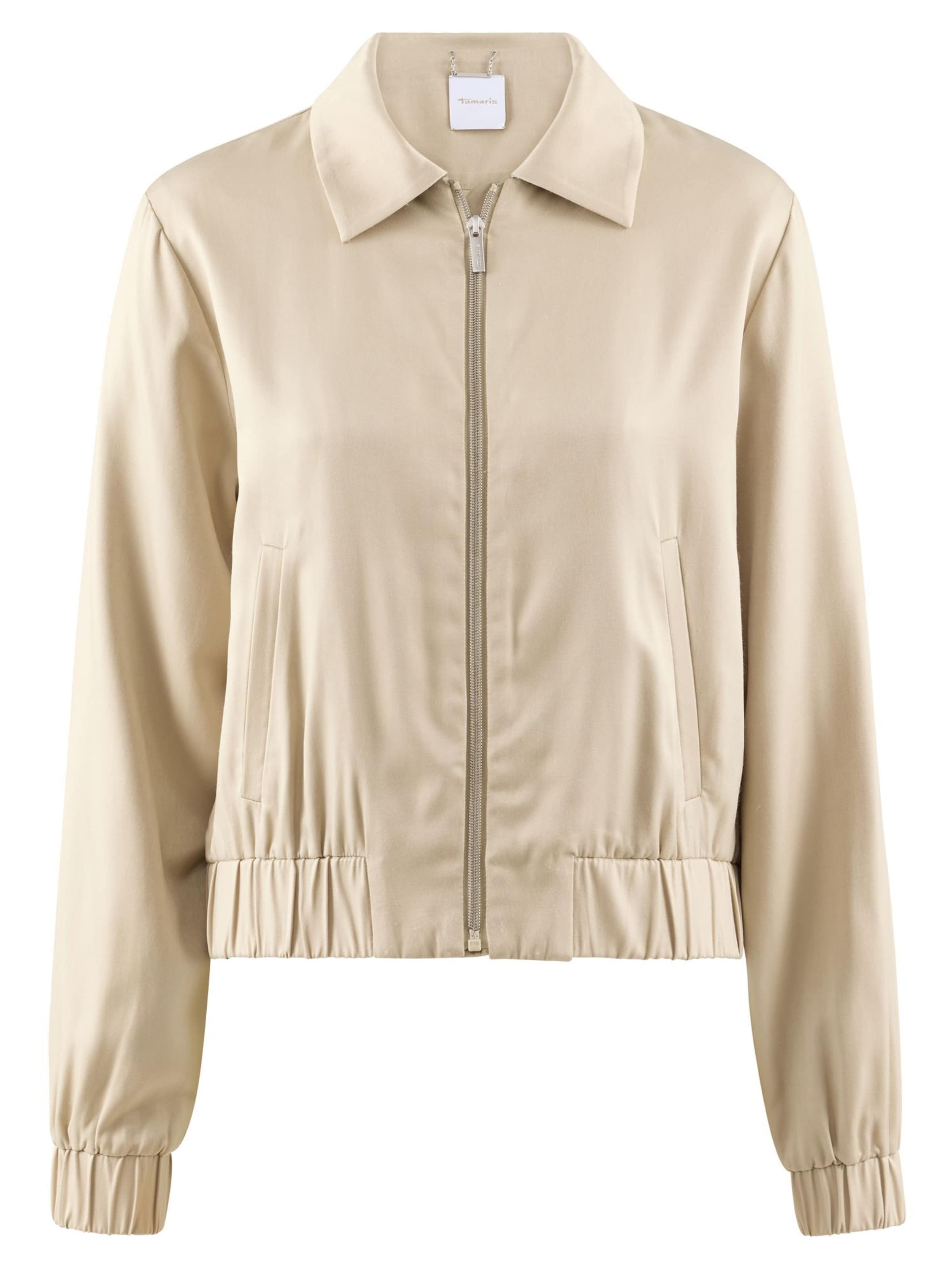 Tamaris Veste mi-saison en XS en beige, Vue avec produit
