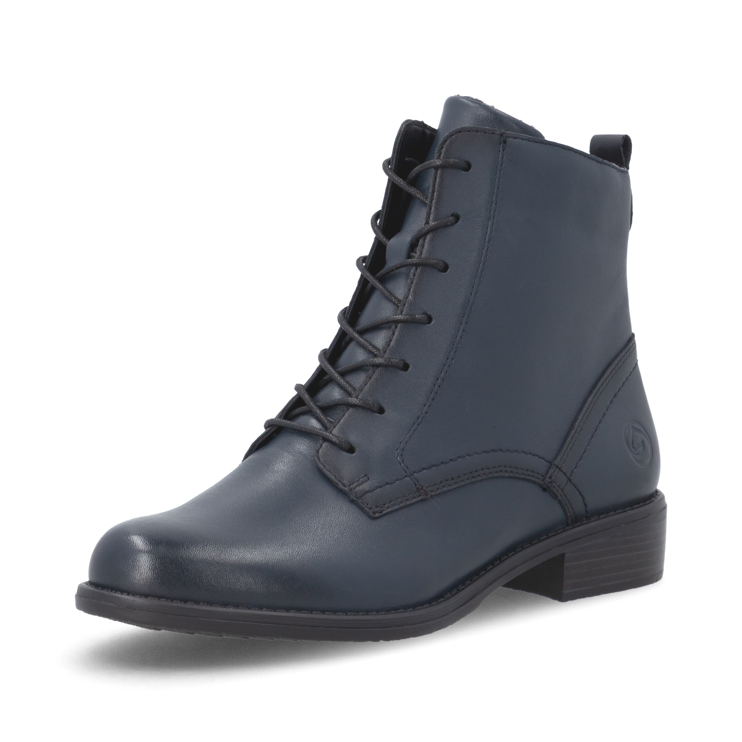 Bottines à lacets REMONTE en bleu : devant