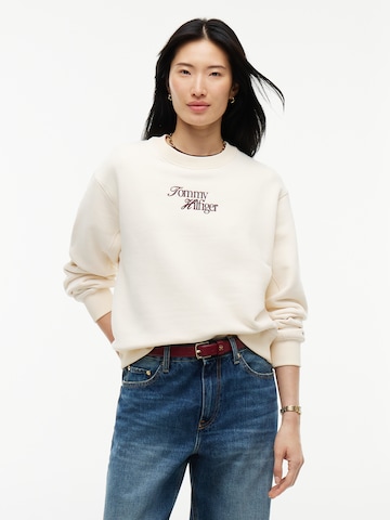 TOMMY HILFIGER Μπλούζα φούτερ σε μπεζ: μπροστά