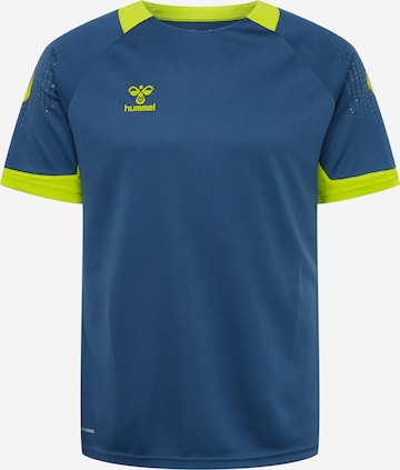 Hummel - Camisola de futebol 'Lead Poly' em azul: frente