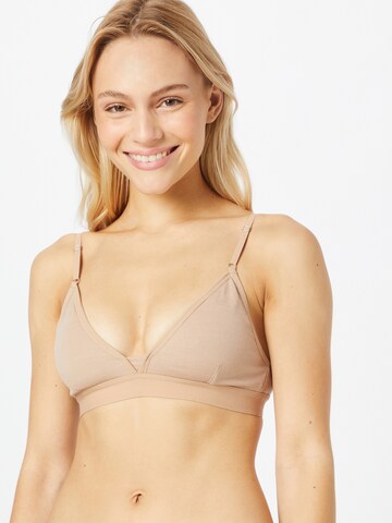 ICEBREAKER Triangel Sports-BH 'Siren' i beige: forside