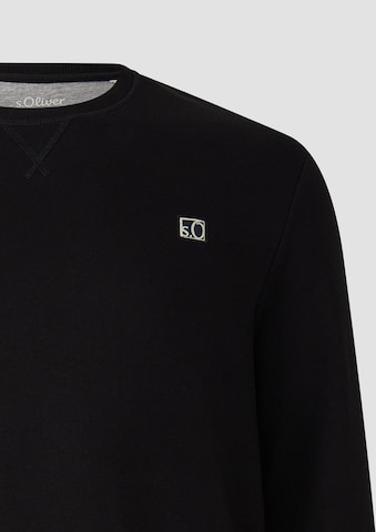 s.Oliver Sweatshirt in Schwarz