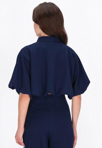 Veste mi-saison faina en bleu