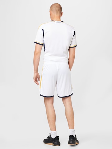 ADIDAS PERFORMANCE Regular Workout Pants 'Real Madrid 23/24 Home' in White