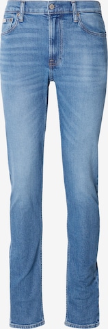 Calvin Klein Jeans Slimfit Farkut värissä sininen: etupuoli