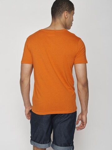 GREENBOMB Shirt 'Bike Pedal' in Orange