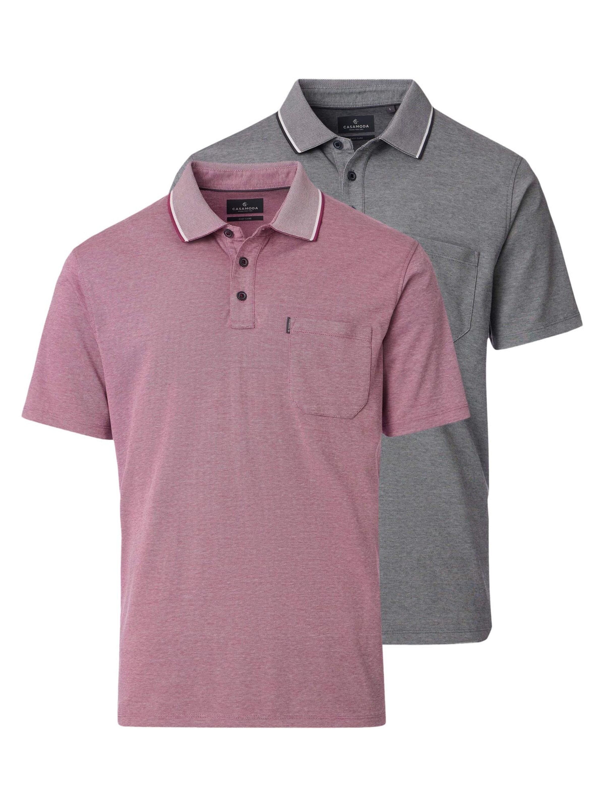 CASAMODA Shirt 'Basic' in Grey: front
