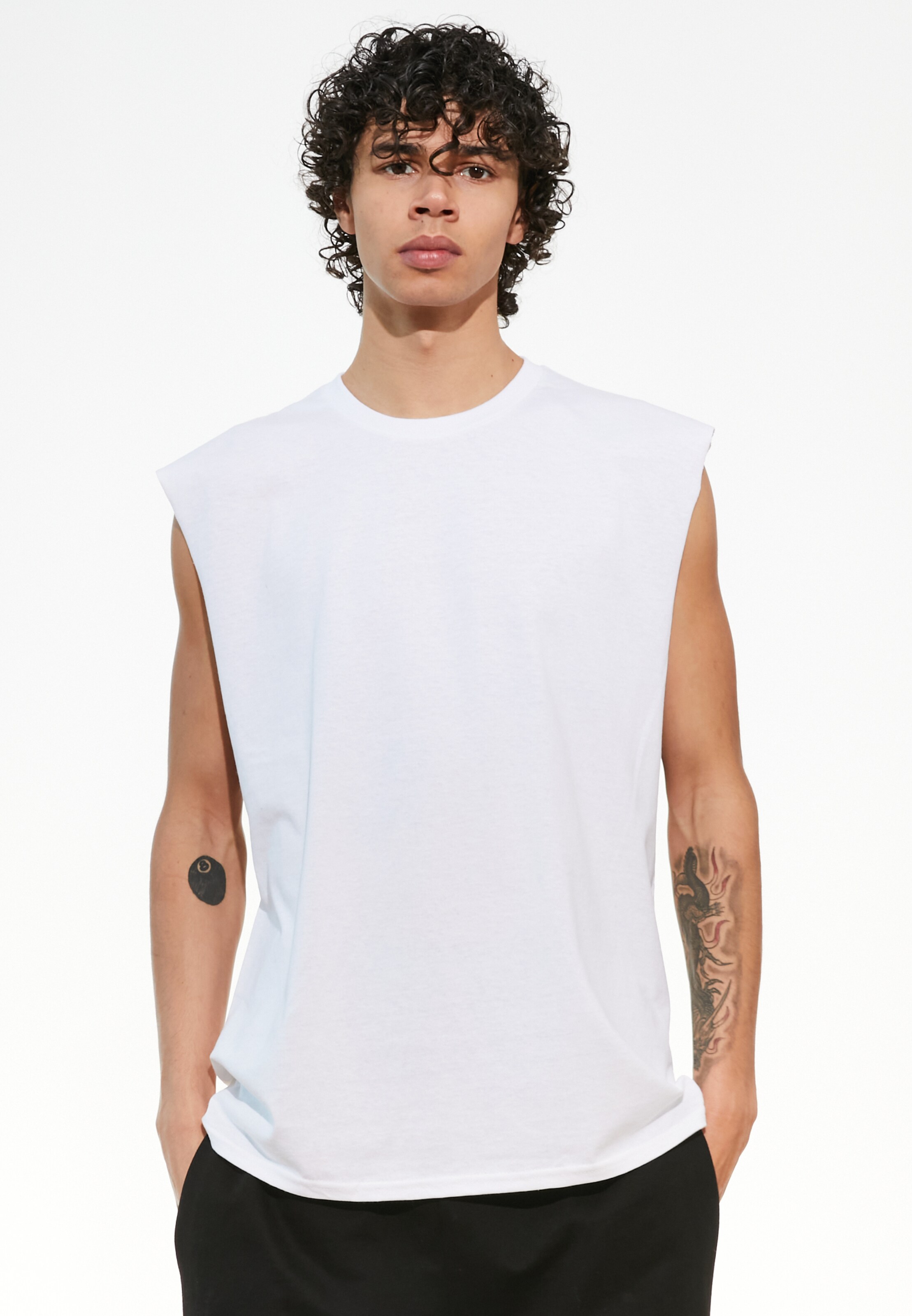Männer Shirts HNR LDN Shirt 'CHERRY POSTER' in Weiß - JF93391