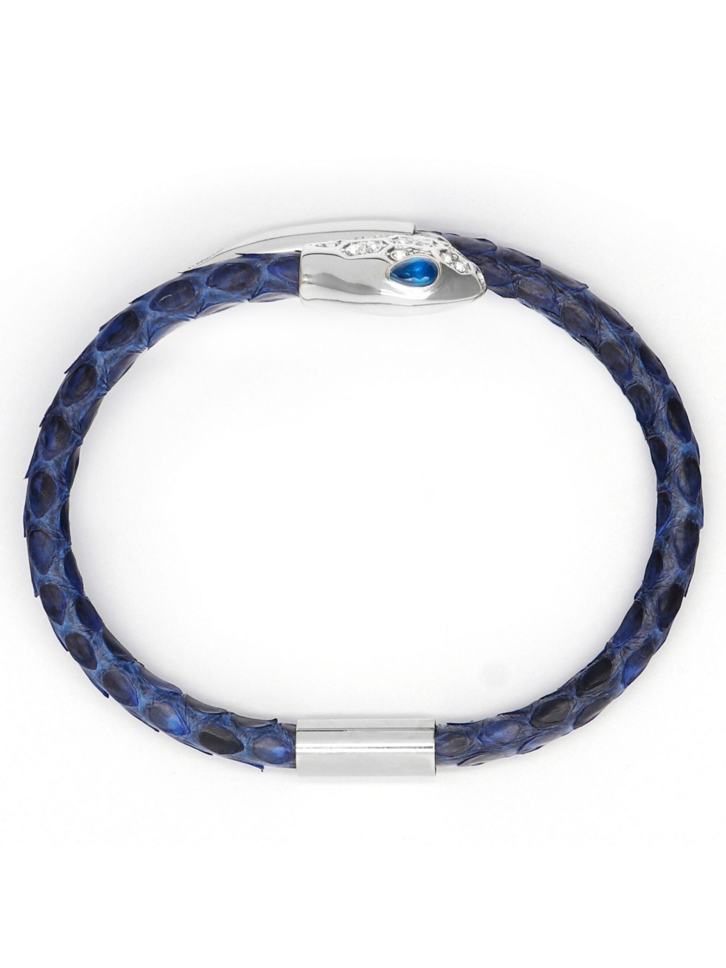 GT Collection Bracelet 'Snake Head' in Blue