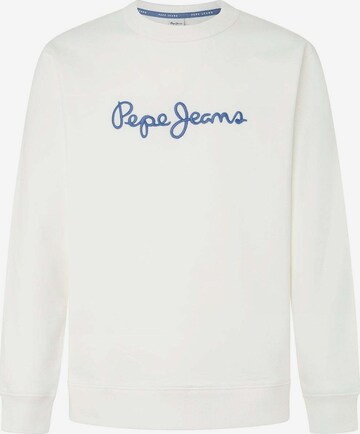 Pepe Jeans Sweatshirt' NEW JOE ' in Weiß: Vorderseite