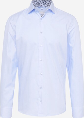 Coupe slim Chemise business SEIDENSTICKER en bleu : devant