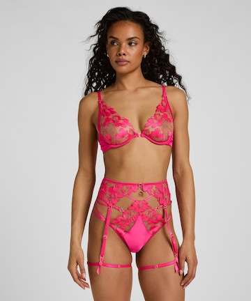 Hunkemöller Strumpfhalter 'Beatrice' in Pink: Vorderseite
