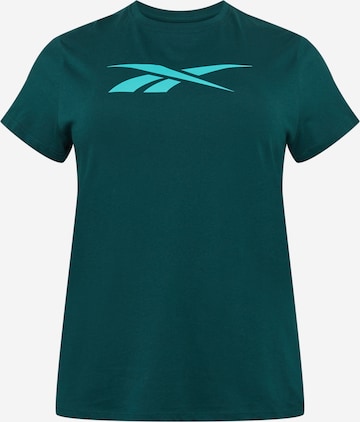 Reebok Performance Shirt in Green: front