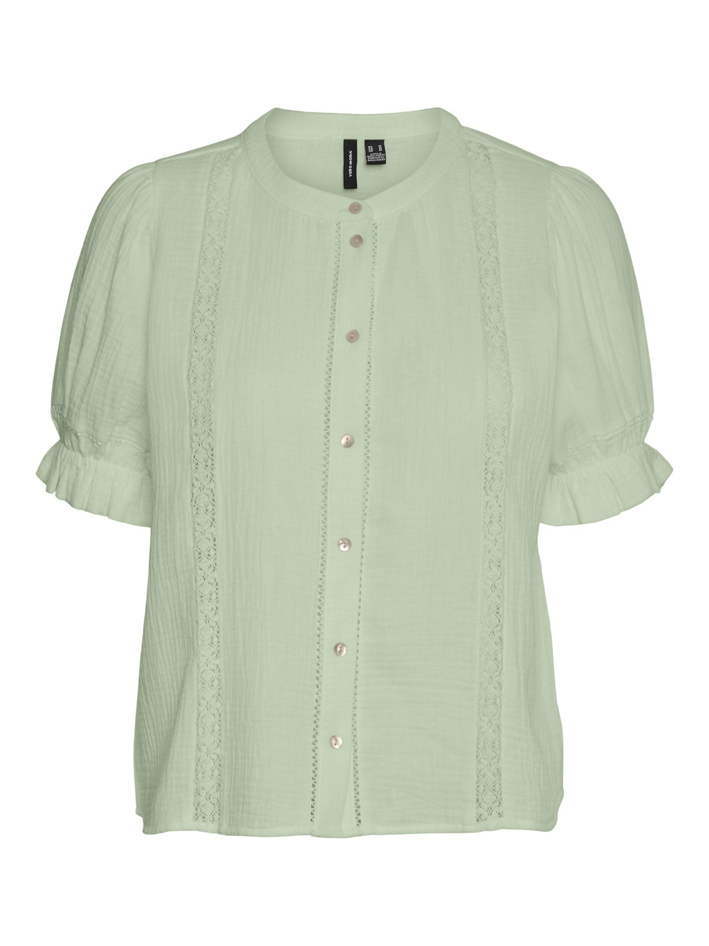 VERO MODA Bluse 'VMNatali' i grøn: forside