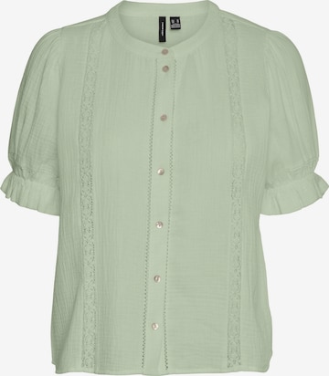 VERO MODA Bluse 'VMNatali' i grøn: forside