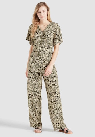 khujo Jumpsuit 'Borgia' in Geel: voorkant