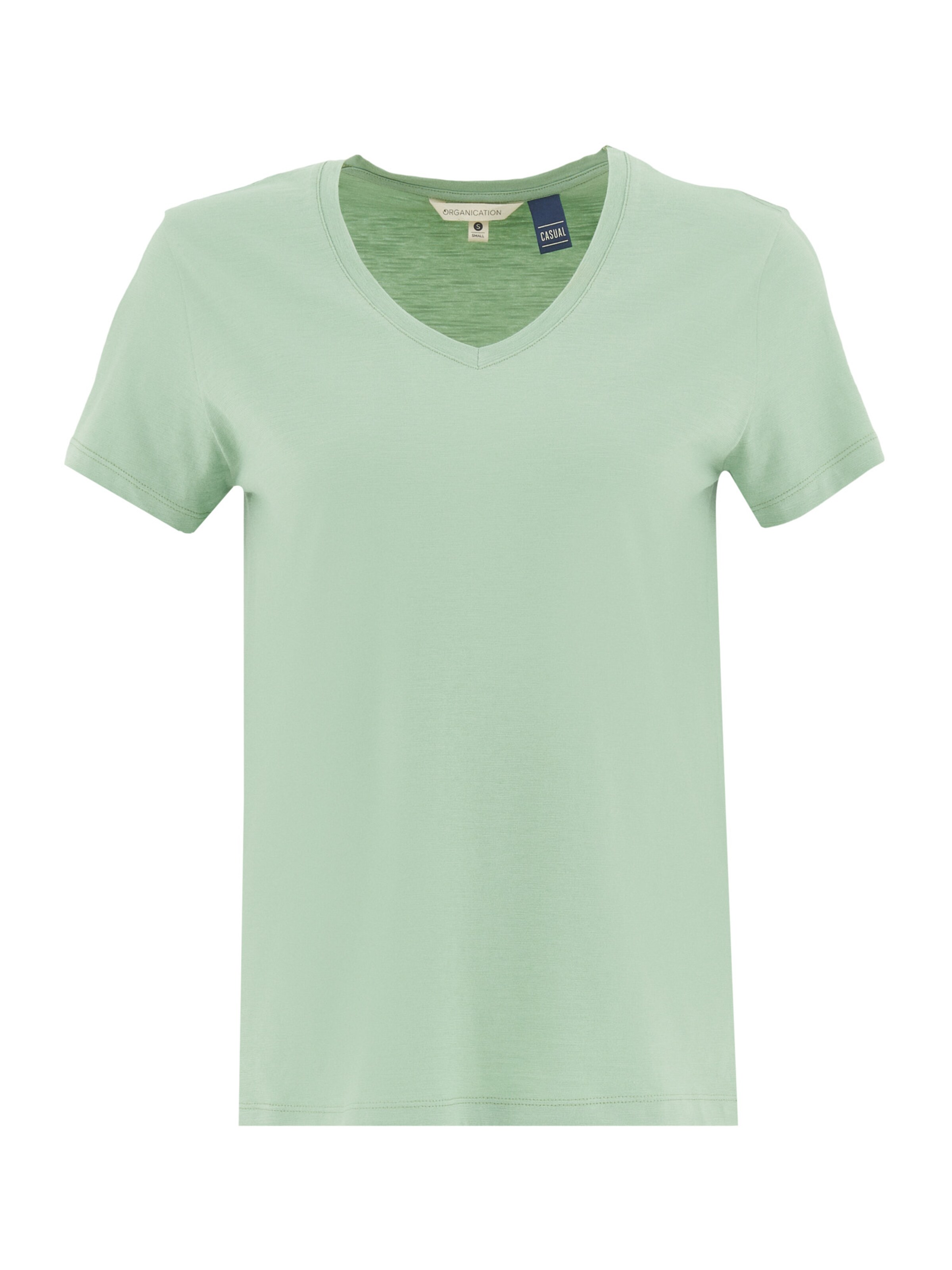 Organication Shirt in Green: front