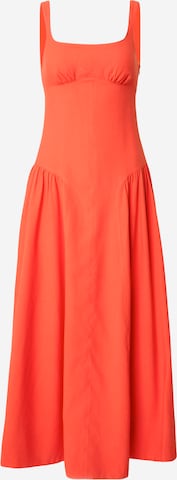 TOPSHOP Kleit 'VIOLA', värv punane: eest vaates