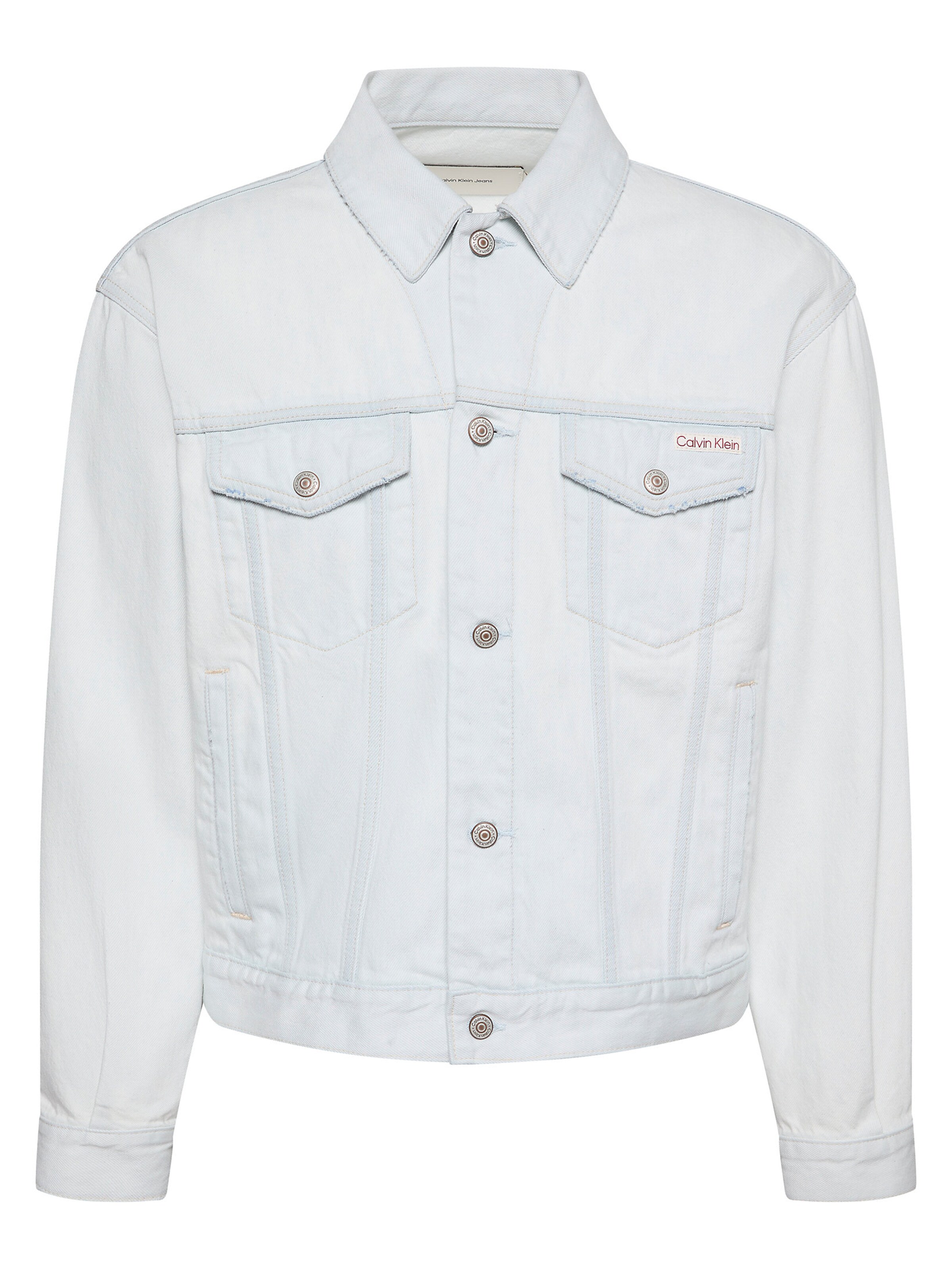 Calvin Klein Jeans Jacke '90s' in Weiß: Vorderseite