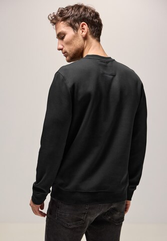 Street One MEN Sweatshirt in Schwarz