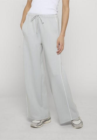 Urban Classics Wide Leg Hose in Grau: Vorderseite