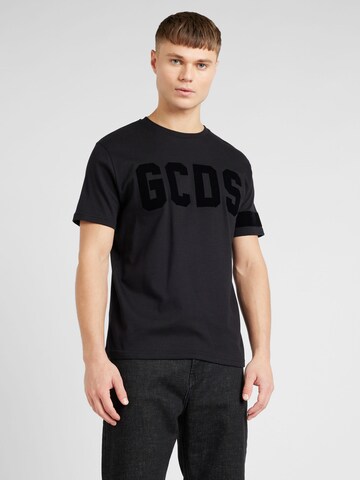 T-Shirt GCDS en noir : devant