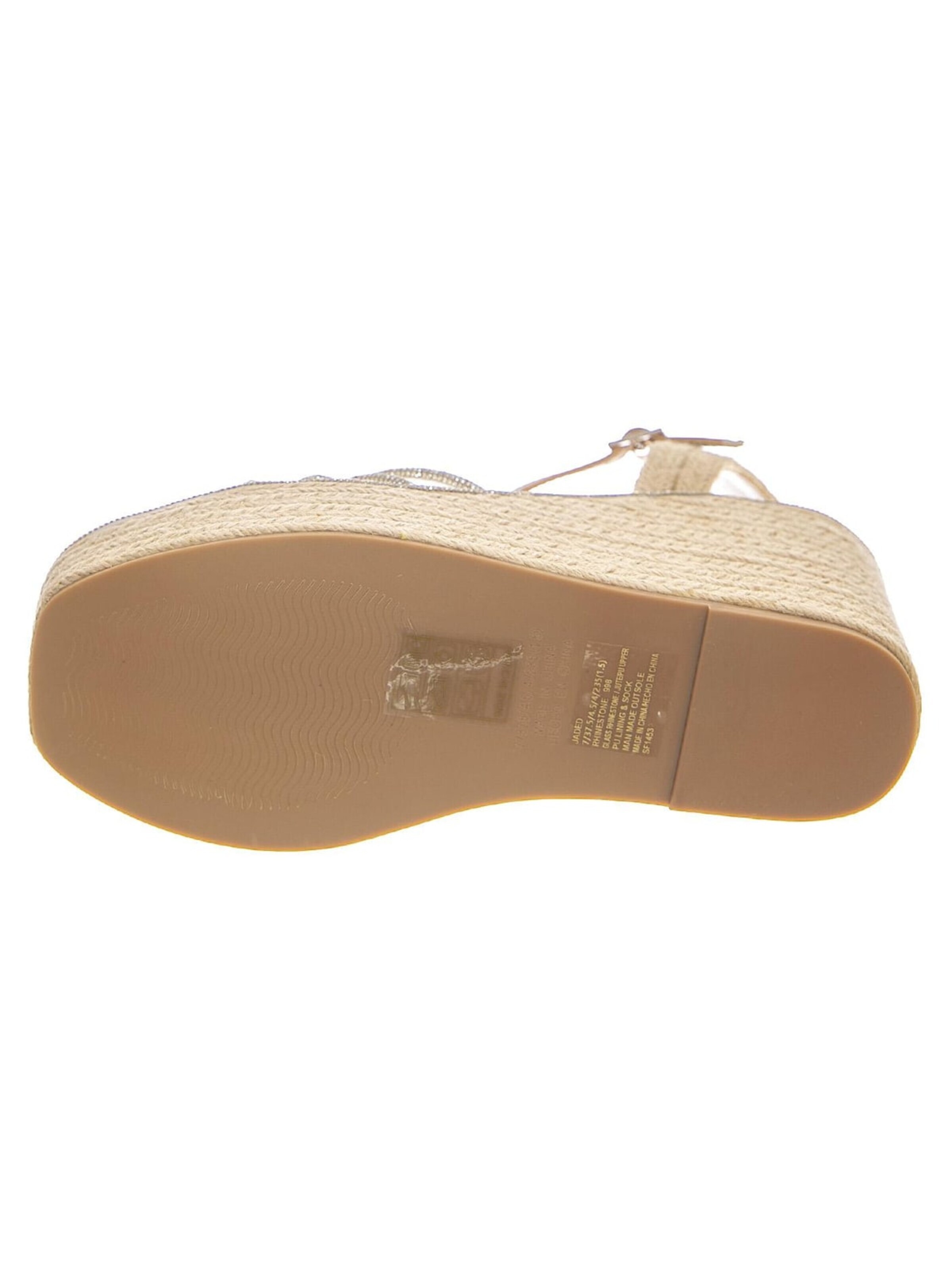 STEVE MADDEN Sandały 'Jaded Rhinestone' w kolorze beżowy
