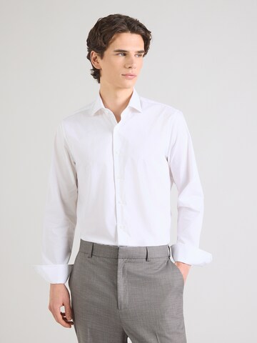 balts Michael Kors Slim fit Biroja krekls: no priekšpuses