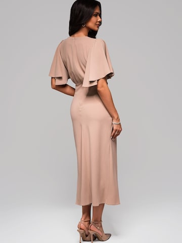 Ombre Evening dress in Beige