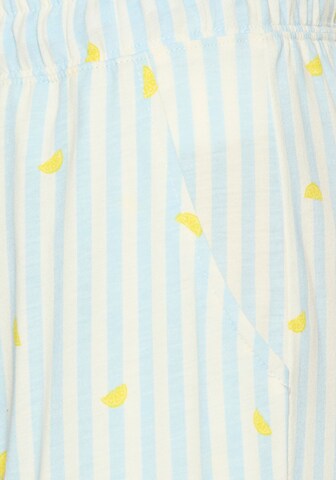 VIVANCE Loosefit Pyjamahose in Blau