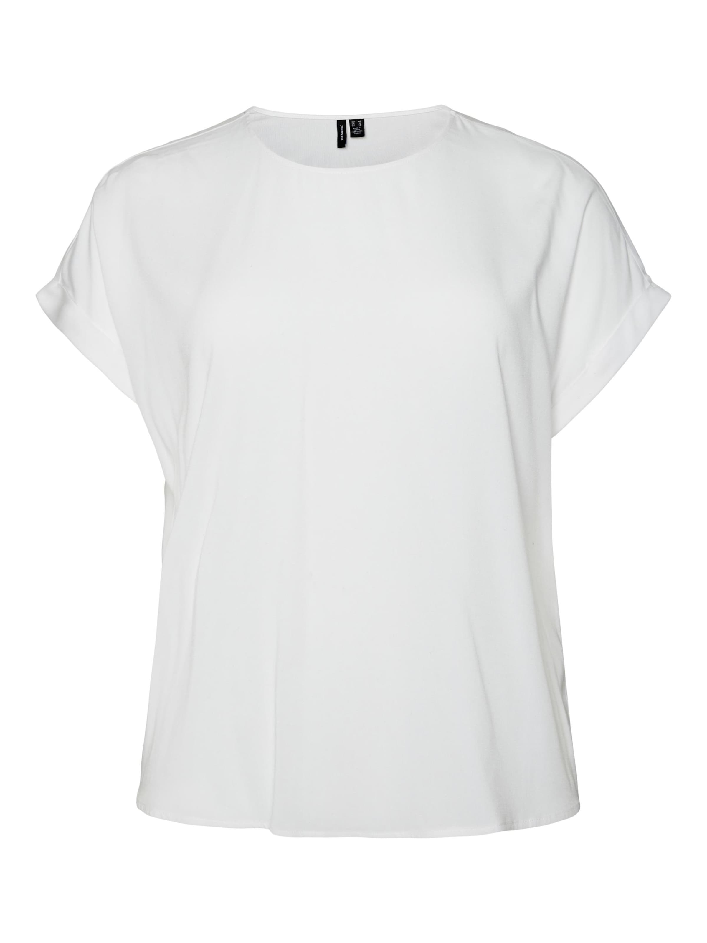Femme T-shirt Bicca Vero Moda Curve en Blanc Cassé 