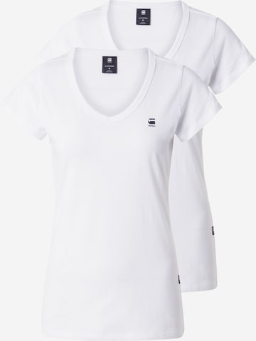 G-STAR - Camiseta en blanco: frente